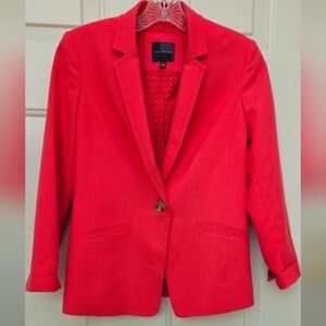 The Limited Vibrant Coral Lined  Blazer - Sized XS